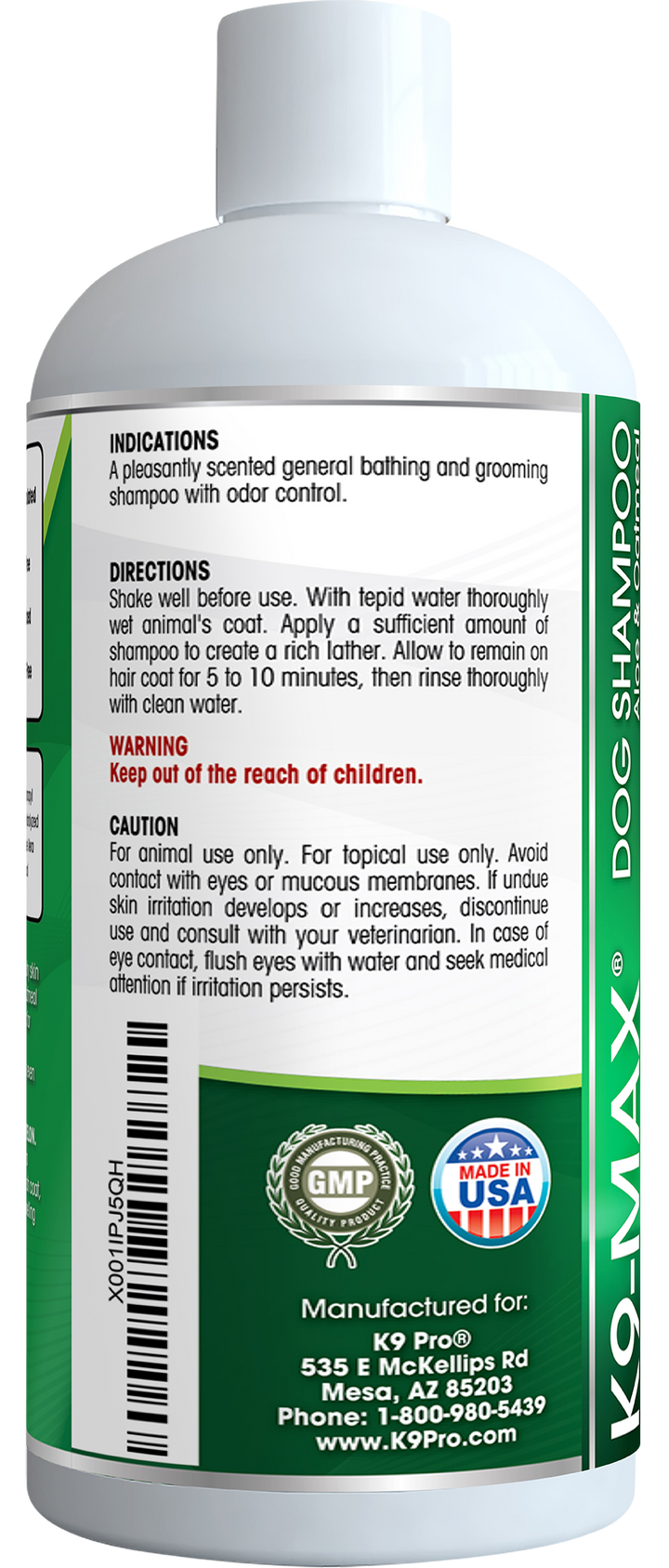 Oatmeal & Aloe Shampoo Dog Shampoo for Allergies
